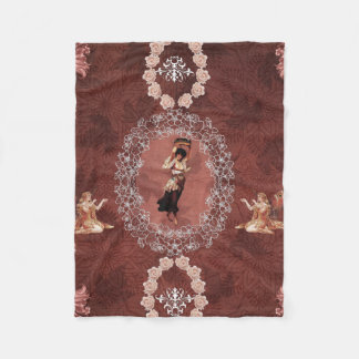 ヴィンテージ丁合 フリースブランケット