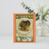 ヴィンテージ七面鳥 シーズンポストカード (スタンド正面)