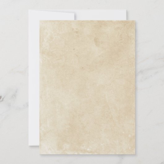 ヴィンテージ七魚の聖降誕祭パーティー 招待状 (裏面)