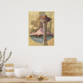 ヴィンテージ万国博覧会ポスタープリント ポスター (キッチン)