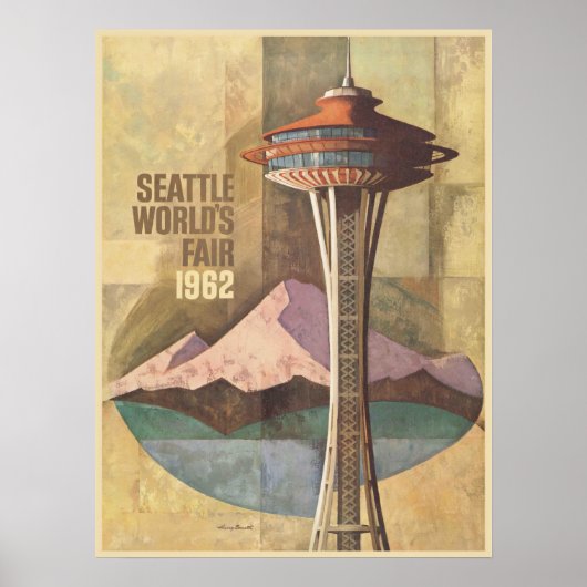 ヴィンテージ万国博覧会ポスタープリント ポスター (正面)