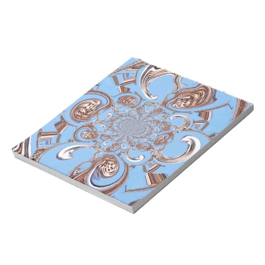 ヴィンテージ万華鏡のように千変万化するパターンアートプリント ノートパッド (回転)