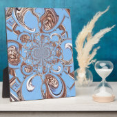 ヴィンテージ万華鏡のように千変万化するパターンアートプリント フォトプラーク (側面)