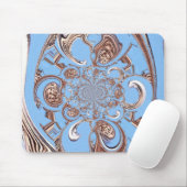 ヴィンテージ万華鏡のように千変万化するパターンアートプリント マウスパッド (マウス)