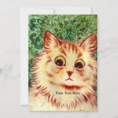 ヴィンテージ万華鏡のように千変万化するパターンキャットバイルイスワーイン カード (正面)