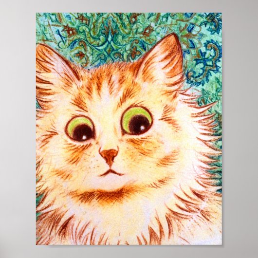 ヴィンテージ万華鏡のように千変万化するパターンキャットバイルイワーイン ポスター (正面)