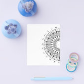 ヴィンテージ万華鏡のように千変万化するパターン模様 チラシ (シングル)