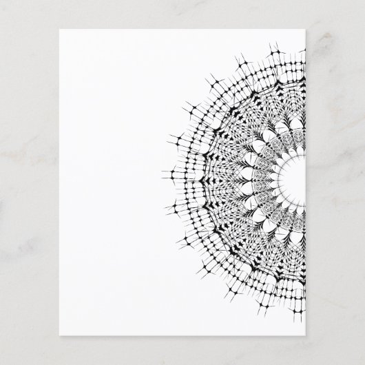 ヴィンテージ万華鏡のように千変万化するパターン模様 チラシ (正面)