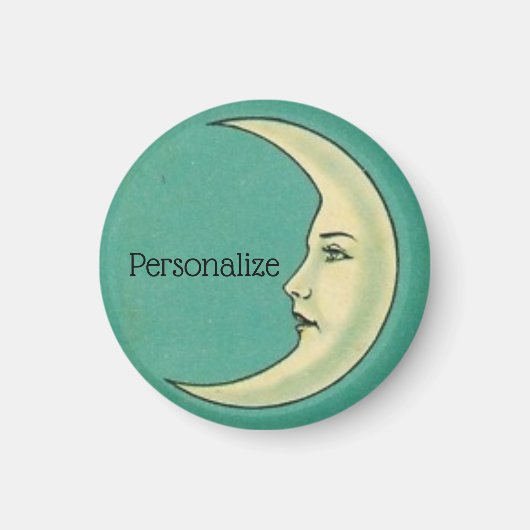 ヴィンテージ三日月 マグネット (正面)