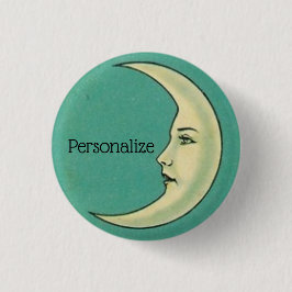 ヴィンテージ三日月 缶バッジ