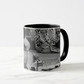 ヴィンテージ三木本島養殖真珠屋C マグカップ (正面右)