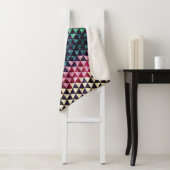 ヴィンテージ三角形の継ぎ目なしパターン シェルパブランケット (インサイチュ)