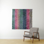 ヴィンテージ三角形の継ぎ目なしパターン タペストリー (インサイチュ)