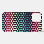 ヴィンテージ三角形の継ぎ目なしパターン Case-Mate iPhoneケース (裏面 (横))