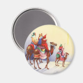 ヴィンテージ三賢人丸磁石 マグネット (正面/裏面)