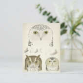 ヴィンテージ三輪イラストレーション ポストカード (スタンド正面)