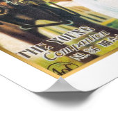 ヴィンテージ上海中国ウーマンウィズホース ポスター (角)