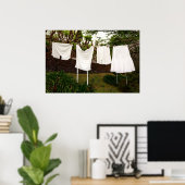 ヴィンテージ下着 ポスター (ホームオフィス)