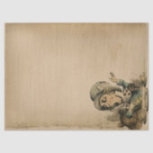 ヴィンテージ不機嫌の帽子屋アリスinワンダーランドデコップページ 薄葉紙 (正面)