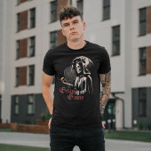 ヴィンテージ不気味おもしろい死神テニ遊ス・ゴシック Tシャツ