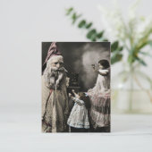 ヴィンテージ不気味なクリスマスポストカード ポストカード (スタンド正面)