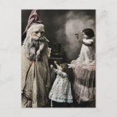 ヴィンテージ不気味なクリスマスポストカード ポストカード (正面)