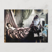 ヴィンテージ不気味なサンタフォトポストカード ポストカード (正面)