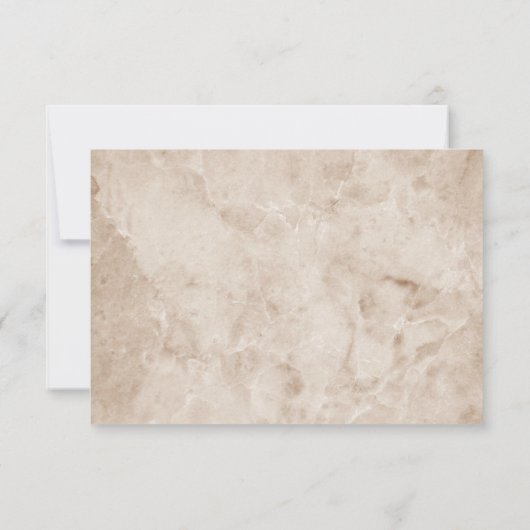 ヴィンテージ不気味なゾンビドールハロウィーンRSVP 出欠カード (裏面)