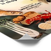 ヴィンテージ不気味なフードチョッパー広告 ポスター (角)