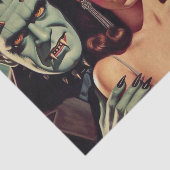 ヴィンテージ不気味なホラーアート 薄葉紙 (詳細)