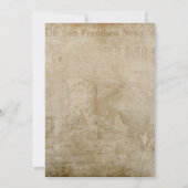 ヴィンテージ不気味な人形ハロウィンコスチュームパーティー 招待状 (裏面)