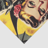 ヴィンテージ不気味な少女 薄葉紙 (詳細)