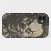 ヴィンテージ不気味な怖いピエロiPhone 11の電話ケース Case-Mate iPhoneケース (裏面(横))