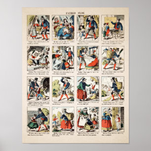 ヴィンテージ不気味な父のブログのポスター ポスター