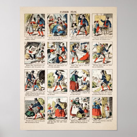 ヴィンテージ不気味な父のブログのポスター ポスター (正面)