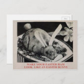 ヴィンテージ不気味な食料品はがき ポストカード (正面/裏面)