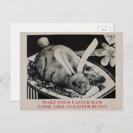 ヴィンテージ不気味な食料品はがき ポストカード (正面/裏面)