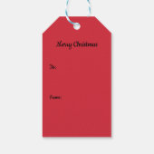 ヴィンテージ不気味クランプス ギフトタグ (裏面)