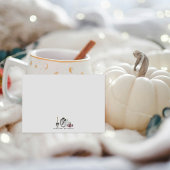 ヴィンテージ不気味コテージコアハロウィパーソナライズされたン ノートカード