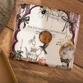 ヴィンテージ不気味コテージコアハロウィーン | ビジネス 薄葉紙