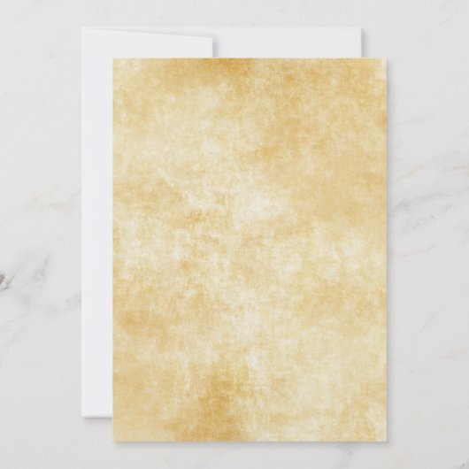 ヴィンテージ不気味ゴシック性の不気味なハローウィンパーティ 招待状 (裏面)