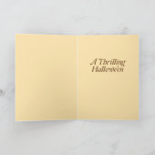 ヴィンテージ不気味ハロウィンカード カード (内部)