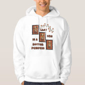 ヴィンテージ不気味ハロウィーンのカボチャのちょうちん パーカ (正面)