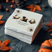 ヴィンテージ不気味ハロウィーン2回目の誕生日 スタンダードカクテルナプキン