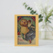 ヴィンテージ不気味ハロウィーン ポストカード (スタンド正面)