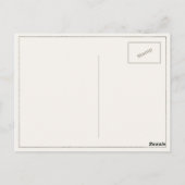 ヴィンテージ不気味マジシャン ポストカード (裏面)