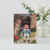 ヴィンテージ不気味木はがき ポストカード (スタンド正面)