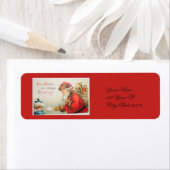 ヴィンテージ与えボーイからサンタサンダー_コーブへの手紙 ラベル (インサイチュ)