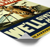 ヴィンテージ与え軍隊の地獄のポスター ポスター (角)