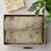 ヴィンテージ世界地図と交通フランスの 薄葉紙 (ギフト)